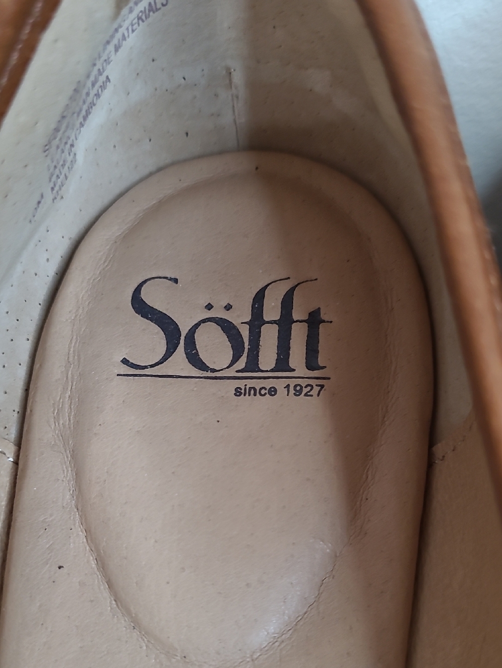 Sofft Light Brown/Tan Leather Slip-On Loafers size 10 - Picture 3 of 10